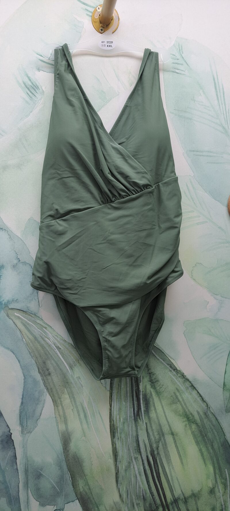 Maillot de bain vert olive