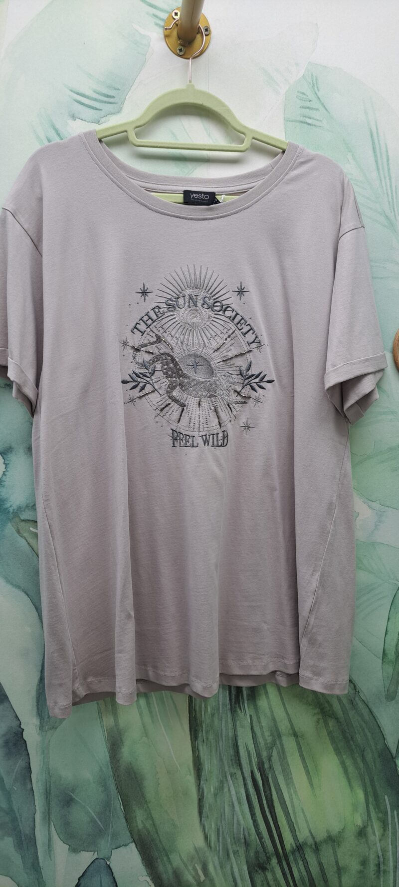 Tee-shirt gris salamandre