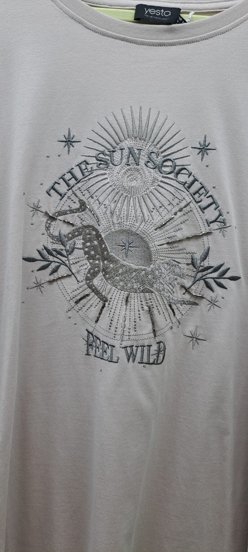Tee-shirt gris salamandre