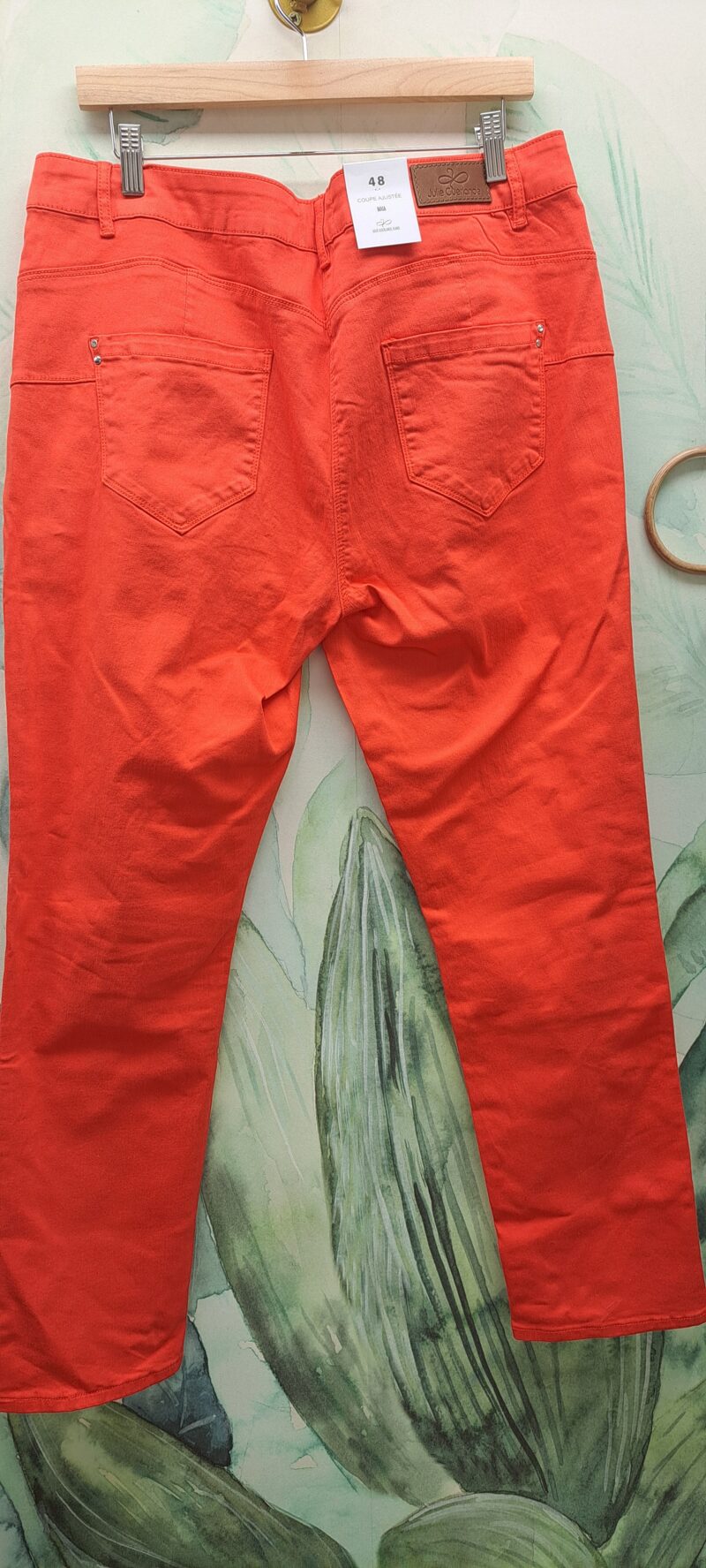 Pantalon orange Julie Guerlande