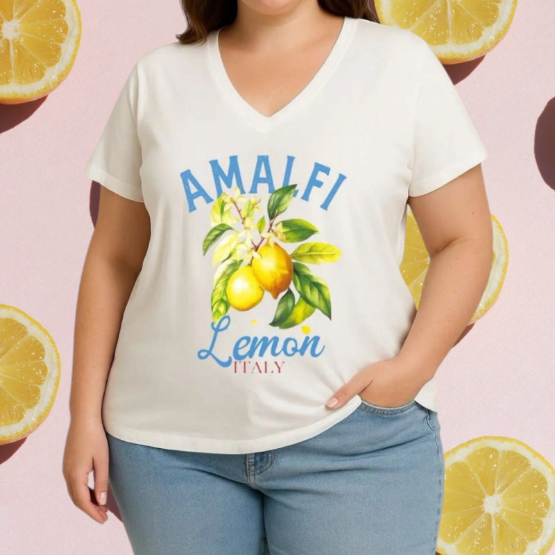 Tee shirt blanc citron