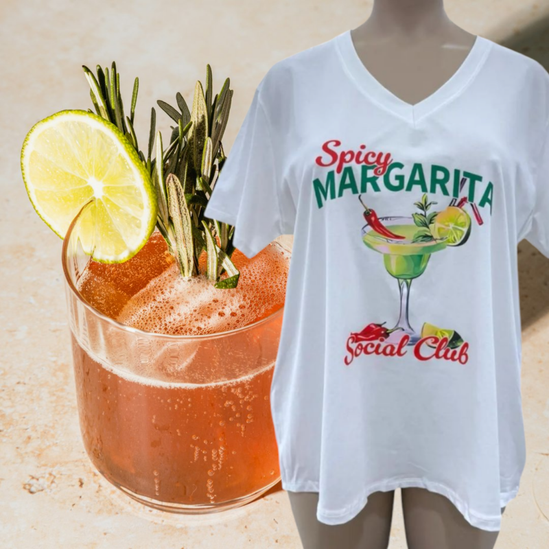 Tee shirt blanc Margarita